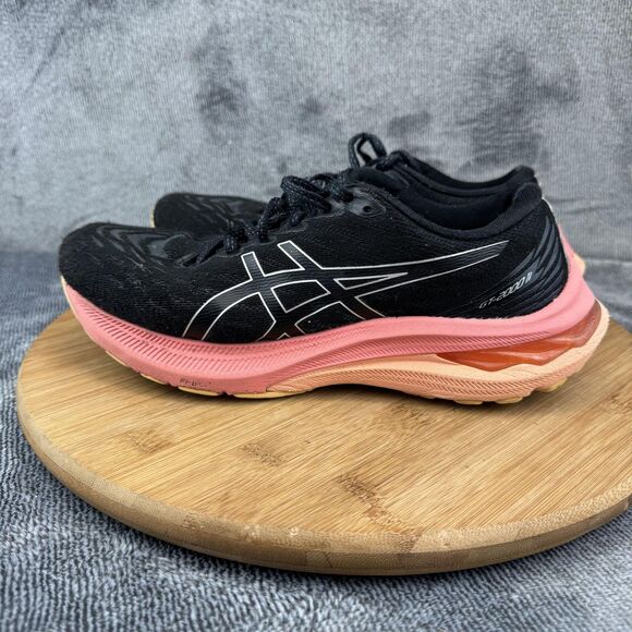 ASICS GT-2000 11 Running Shoes Womens Size 7 Black Pink GEL FF BLAST 1012B271 - Picture 4 of 10
